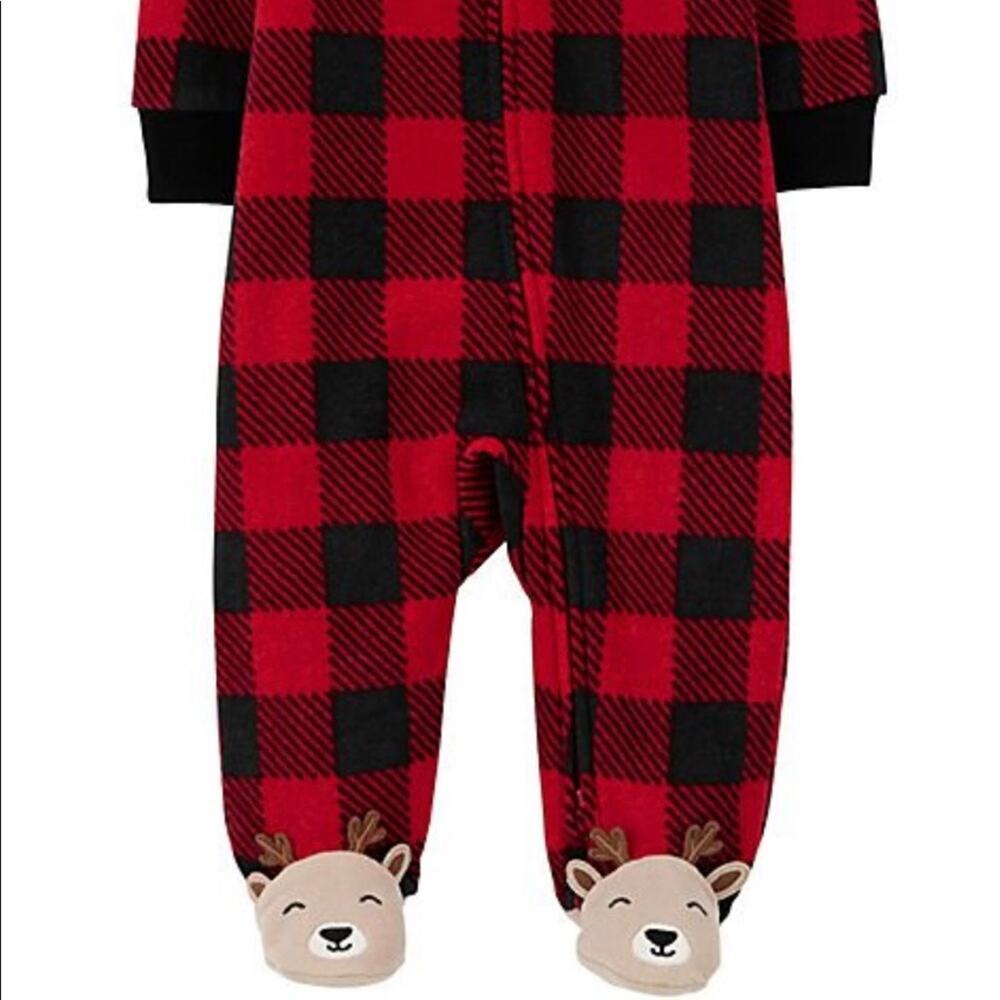 Carters Reindeer Footie Pajamas size 6m
